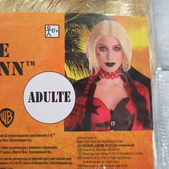 Harley Quinn The Suicide Squad Braided Hair Wig - Picture 10 of 10